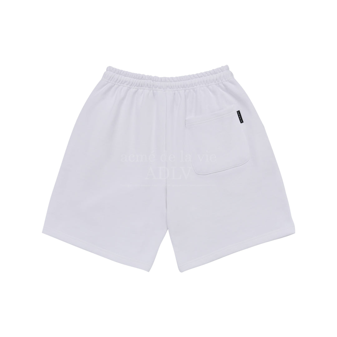 ADLV CIRCLE WAPPEN TRAINING SHORTS (MEN) WHITE