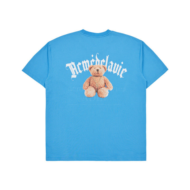 ADLV GOLD CHAIN BEAR DOLL SHORT SLEEVE T-SHIRT BLUE