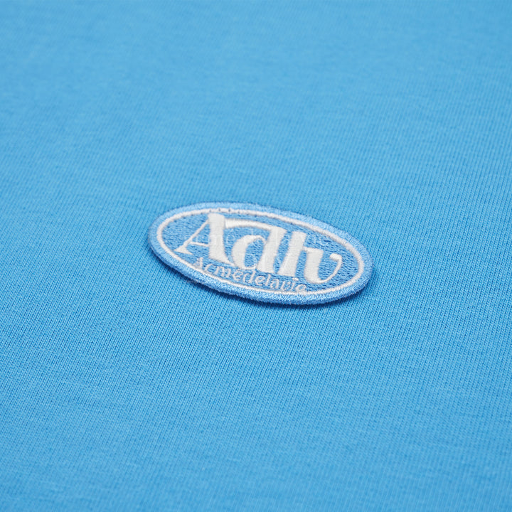 ADLV CIRCLE WAPPEN BASIC  SHORT SLEEVE T-SHIRT SKY BLUE