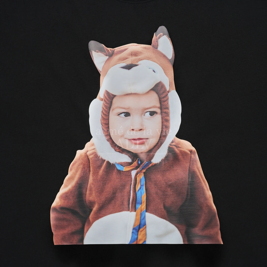 ADLV BABY FACE FOX DOLL SHORT SLEEVE T-SHIRT