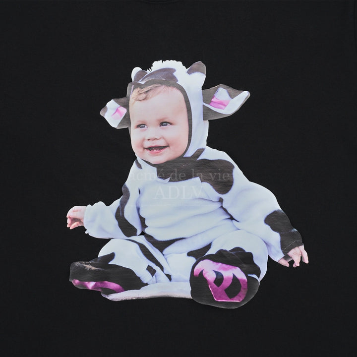 ADLV BABY FACE MILK COW DOLL SHORT SLEEVE T-SHIRT