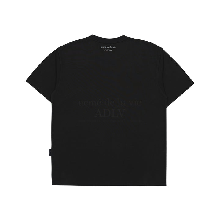 ADLV BLACK FUZZY RABBIT SHORT SLEEVE T-SHIRT