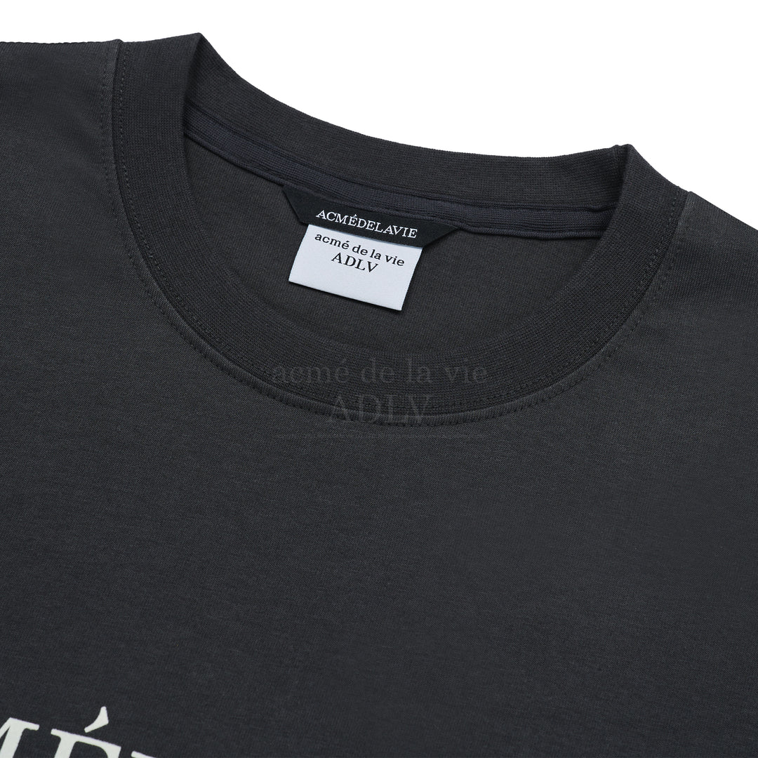 ADLV ESSENTIAL LOGO SEASON 2 SHORT SLEEVE T-SHIRT CHARCOAL