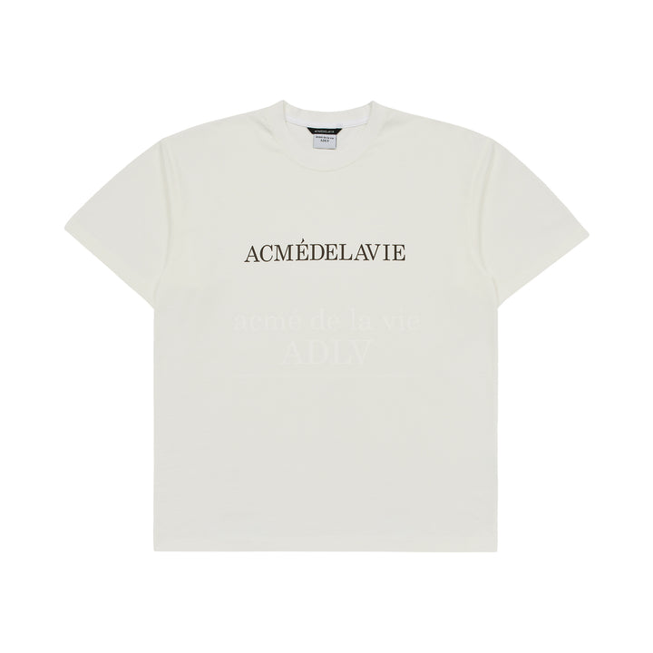 ADLV ESSENTIAL LOGO SEASON 2 SHORT SLEEVE T-SHIRT CREAM