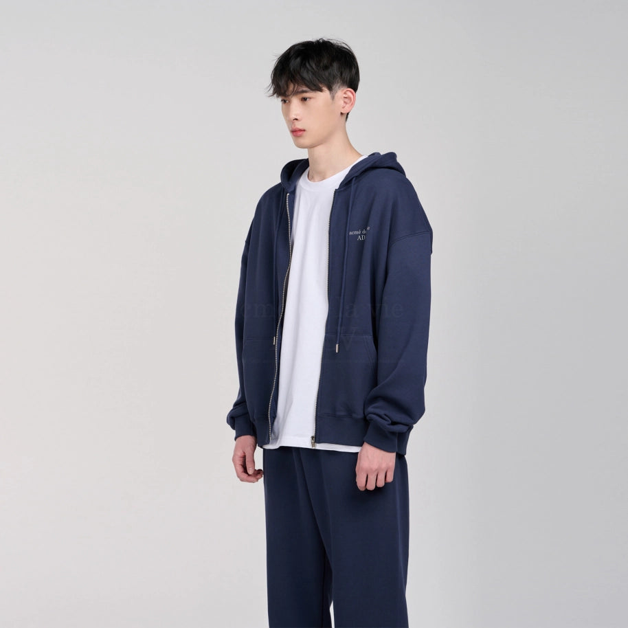 ADLV BASIC LOGO SEASON2 ZIP HOODIE NAVY