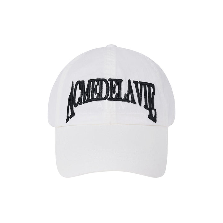 White Baseball Cap with Logo