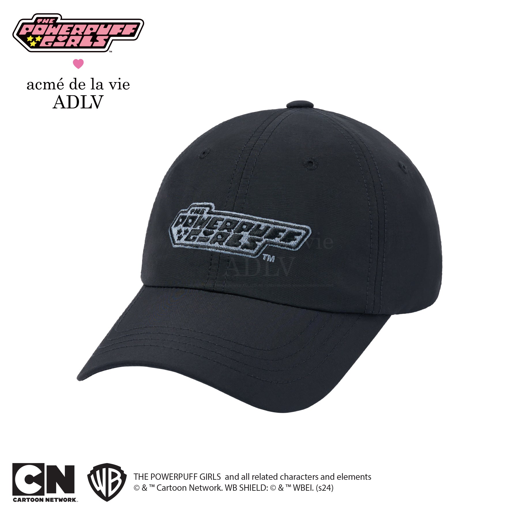キャップ acme de la vie BASIC SMALL LOGO BALL CAP BLACK ADLV-24SS-ACL acme de la vie