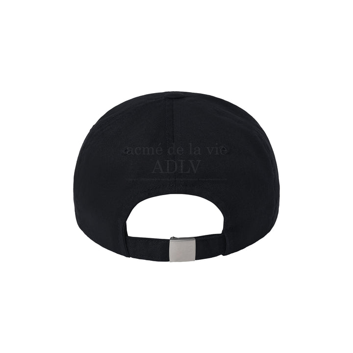 ADLV SYMBOL EMBOSSING NEEDLEWORK BALL CAP BLACK