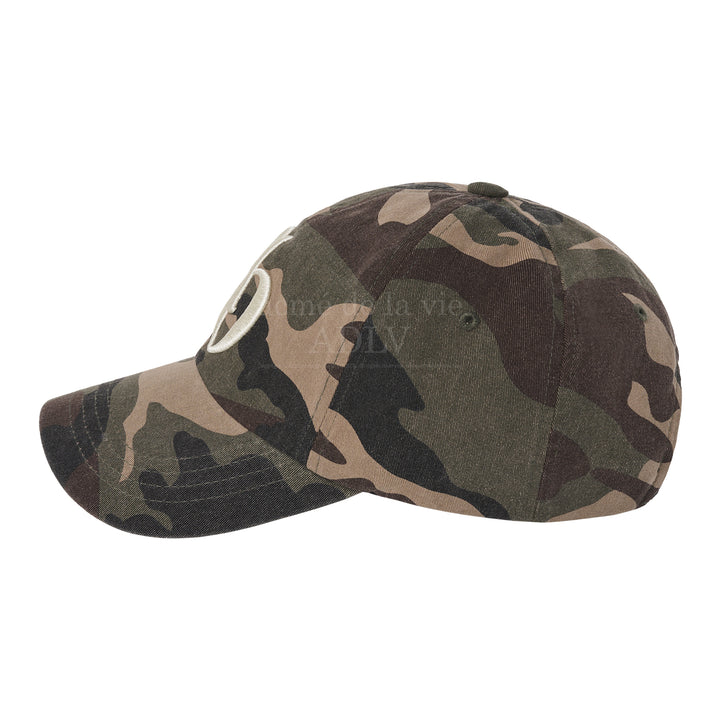 ADLV SYMBOL EMBOSSING NEEDLEWORK BALL CAP CAMO