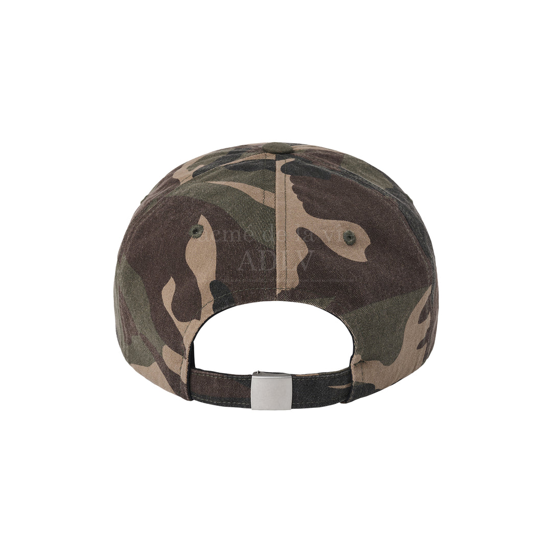 ADLV SYMBOL EMBOSSING NEEDLEWORK BALL CAP CAMO