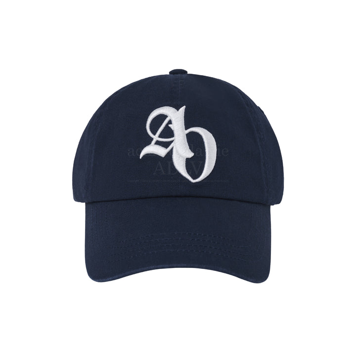 ADLV SYMBOL EMBOSSING NEEDLEWORK BALL CAP NAVY