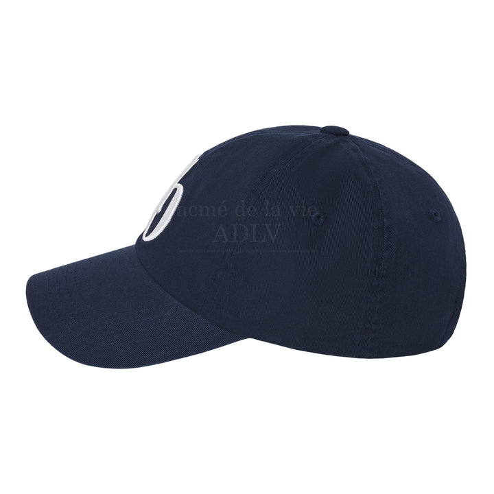 ADLV SYMBOL EMBOSSING NEEDLEWORK BALL CAP NAVY