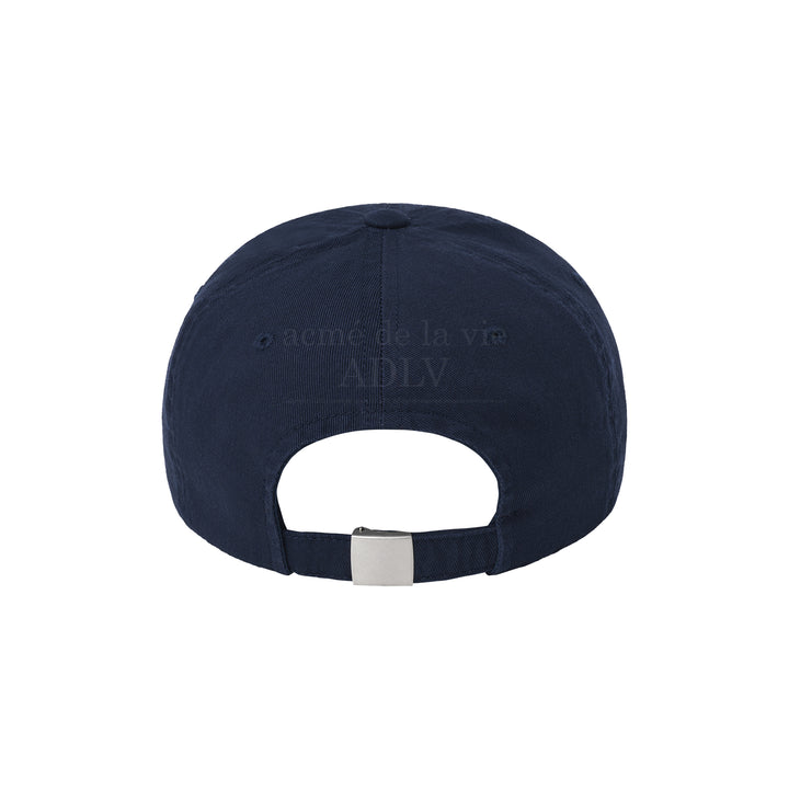 ADLV SYMBOL EMBOSSING NEEDLEWORK BALL CAP NAVY