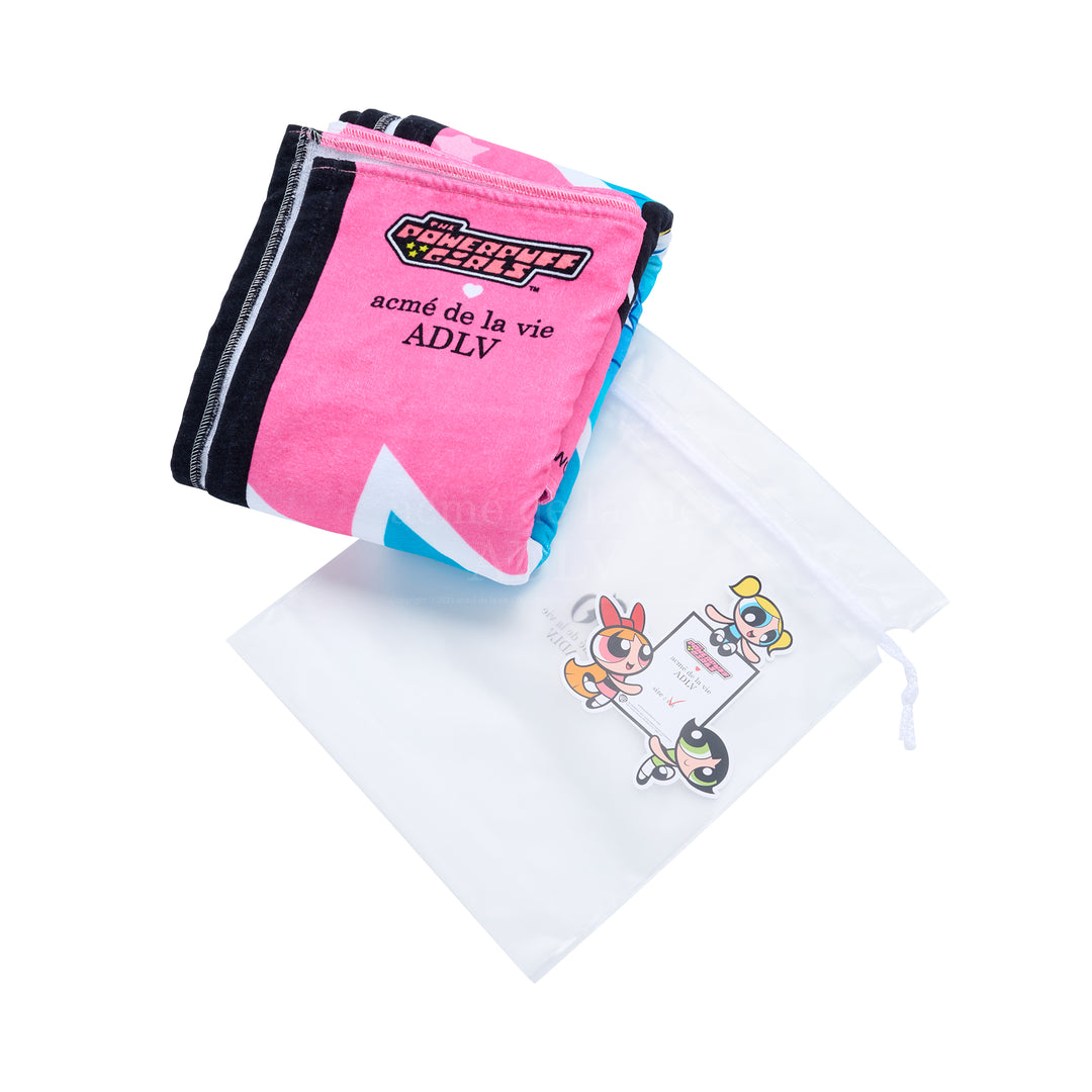 "GWP Gift - ADLV x THE POWERPUFF GIRLS BEACH TOWEL PINK"