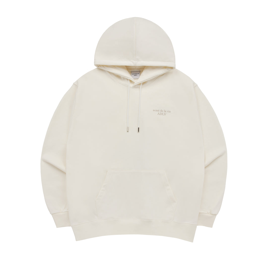 ADLV FUZZY DRAGON ARTWORK HOODIE CREAM