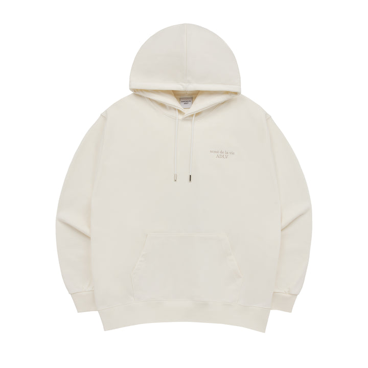 ADLV FUZZY DRAGON ARTWORK HOODIE CREAM