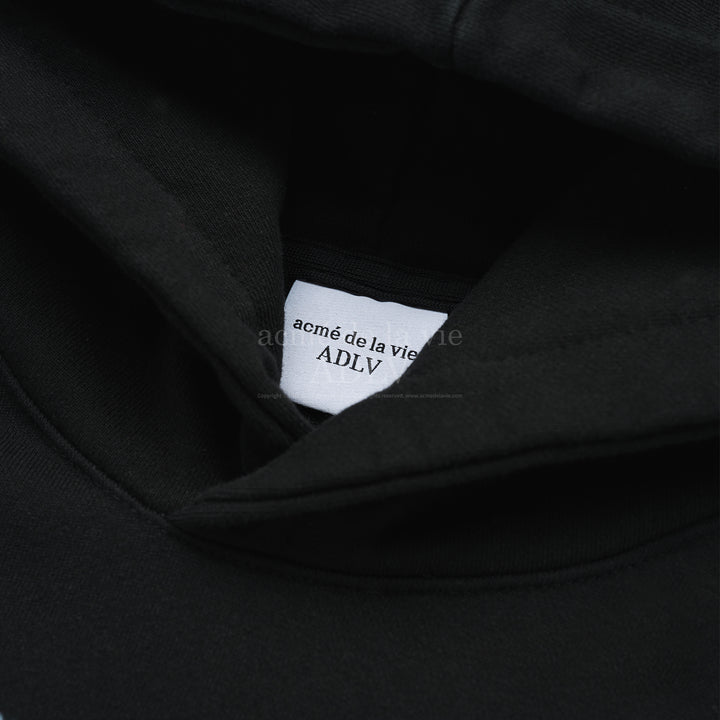 ADLV HALFTONE SYMBOL PRINTING HOODIE BLACK