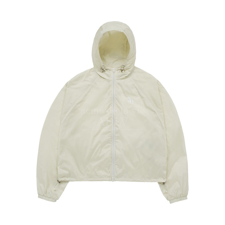 ADLV LIGHTWEIGHT SYMBOL PUCKERING WINDBREAKER