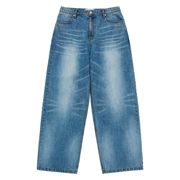 ADLV VINTAGE FUSION BRUSH WASHING DENIM PANTS