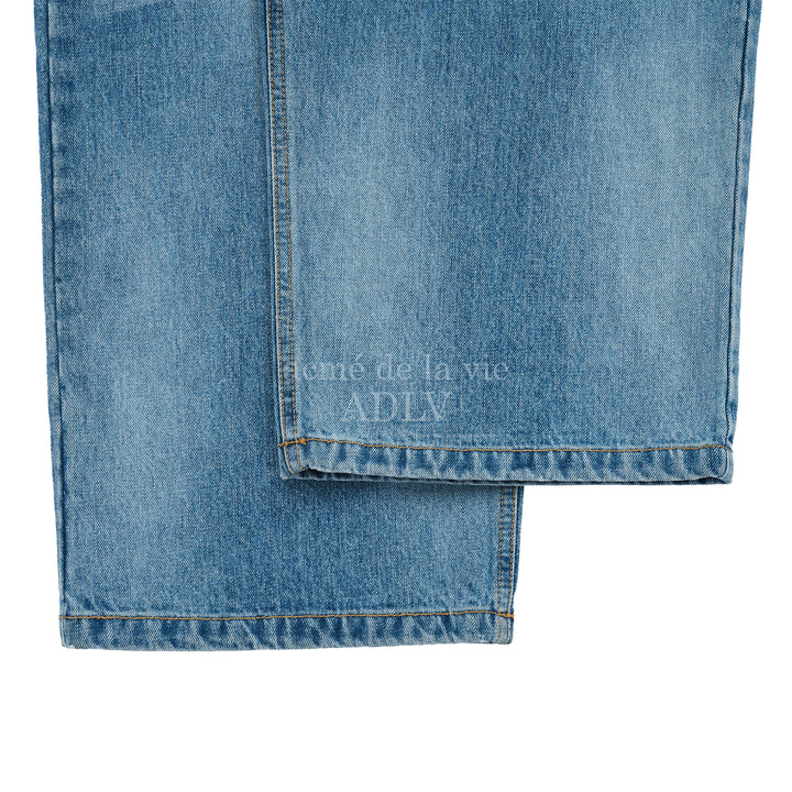 ADLV VINTAGE FUSION BRUSH WASHING DENIM PANTS