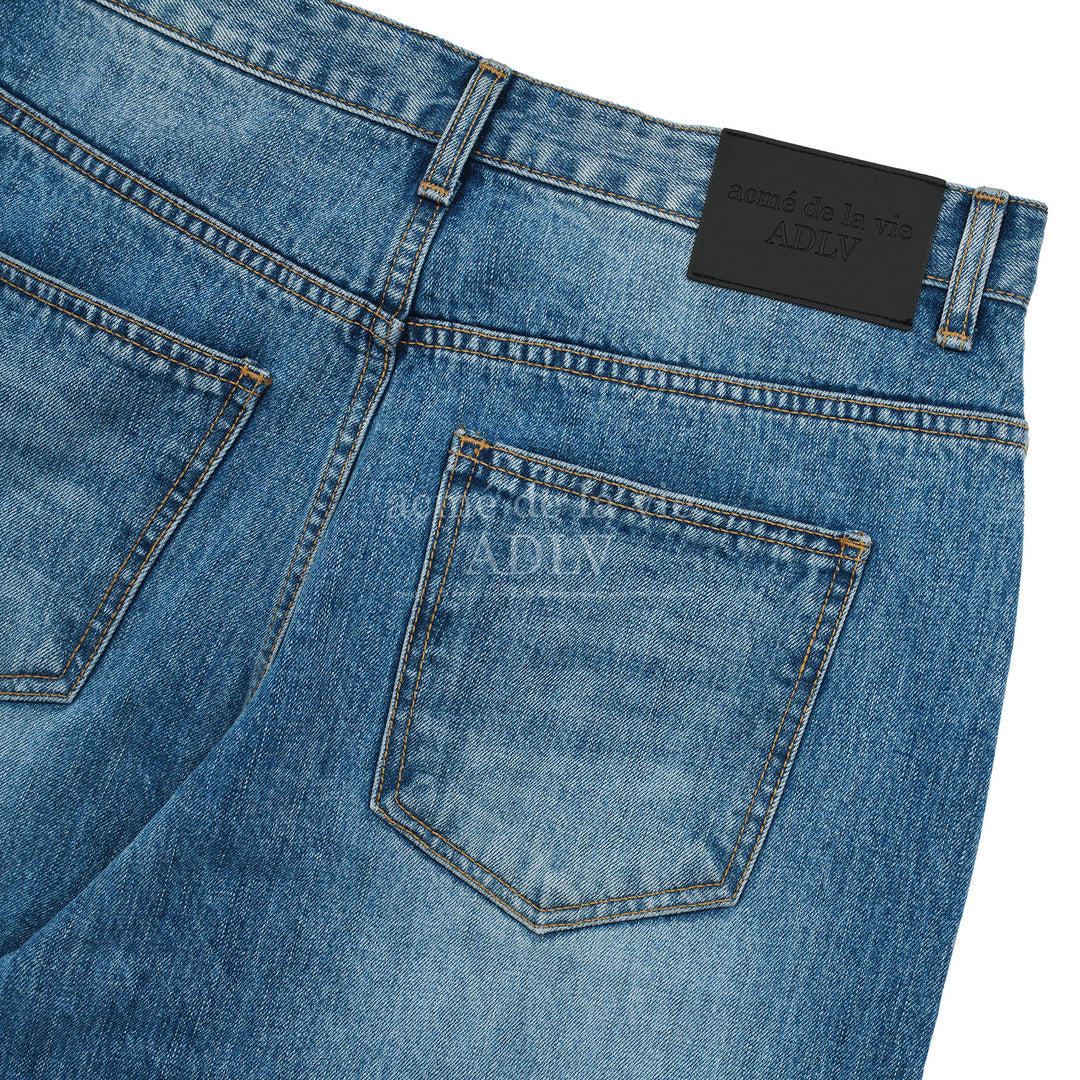 ADLV VINTAGE FUSION BRUSH WASHING DENIM PANTS