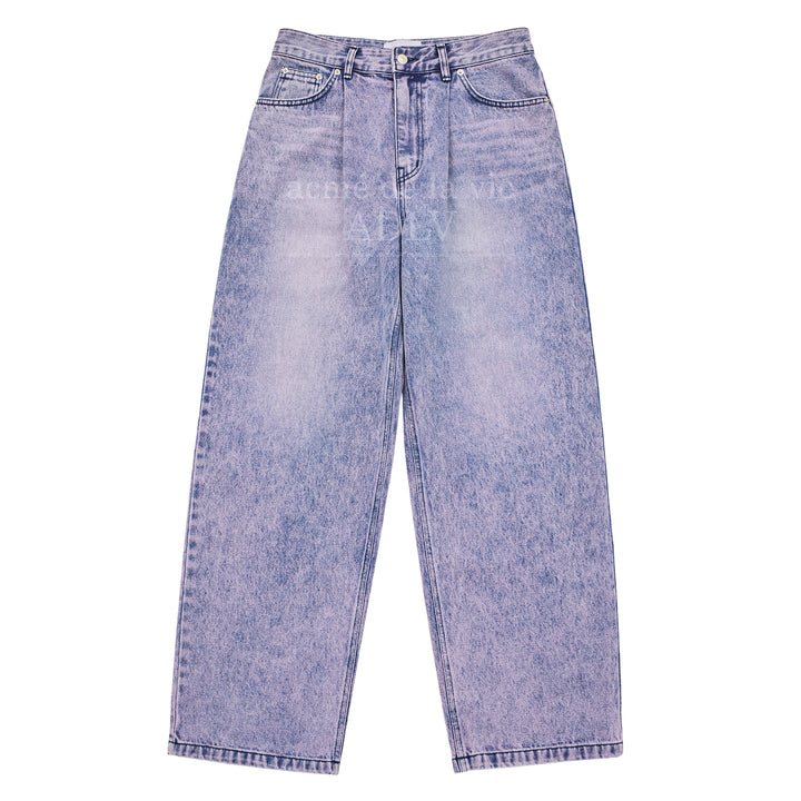 ADLV COLOR SPRAY DYE DENIM PANTS PURPLE