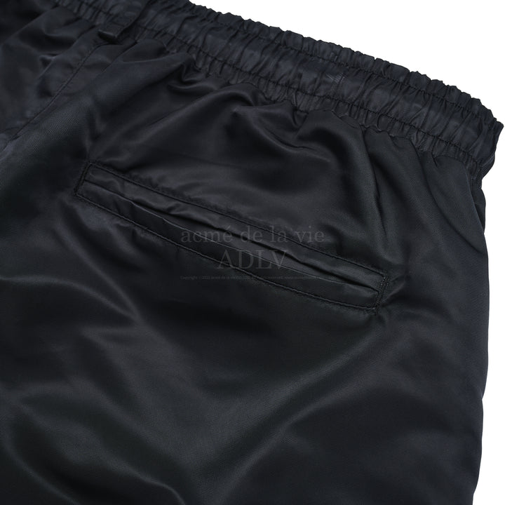 ADLV SIDE PUCKERING POCKET PANTS BLACK