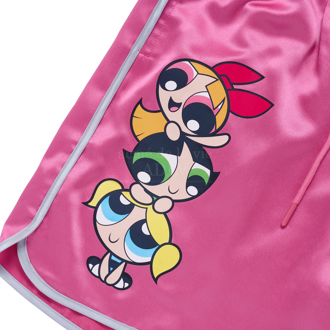 ADLV x THE POWERPUFF GIRLS ARTWORK BOXING SHORTS PINK