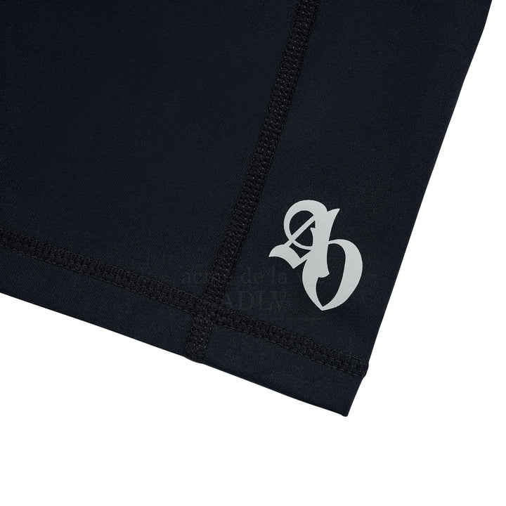 ADLV SYMBOL LOGO BIKER SHORTS BLACK