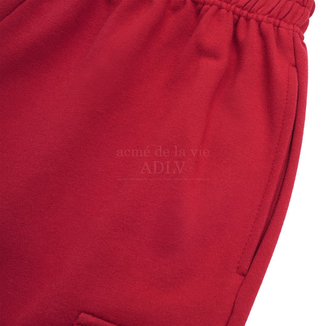 Red Cargo Short Pants