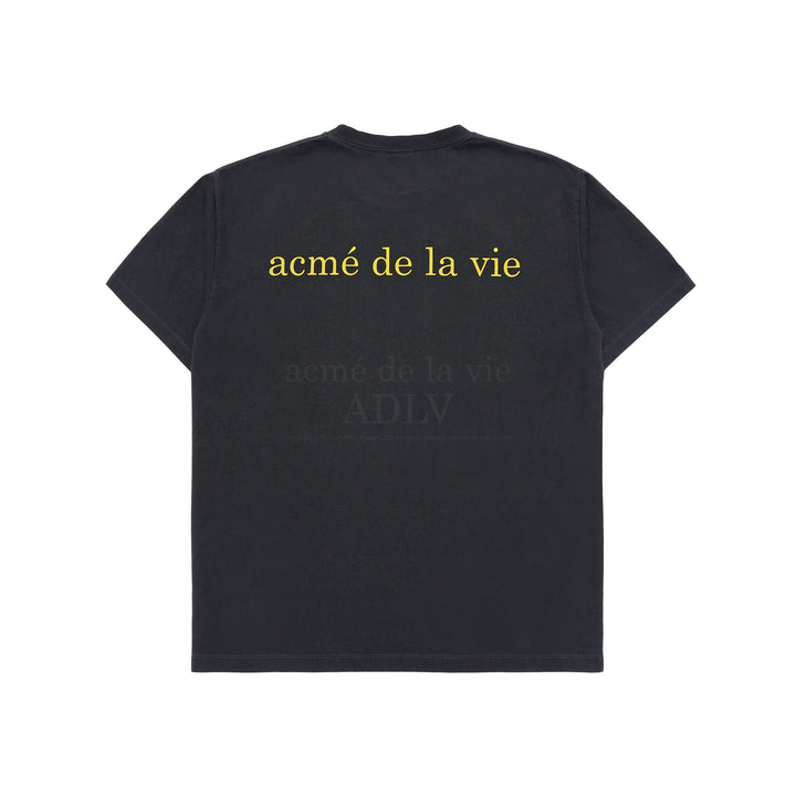 ADLV BASIC LOGO BIO WASHING SHORT SLEEVE T-SHIRT BLACK