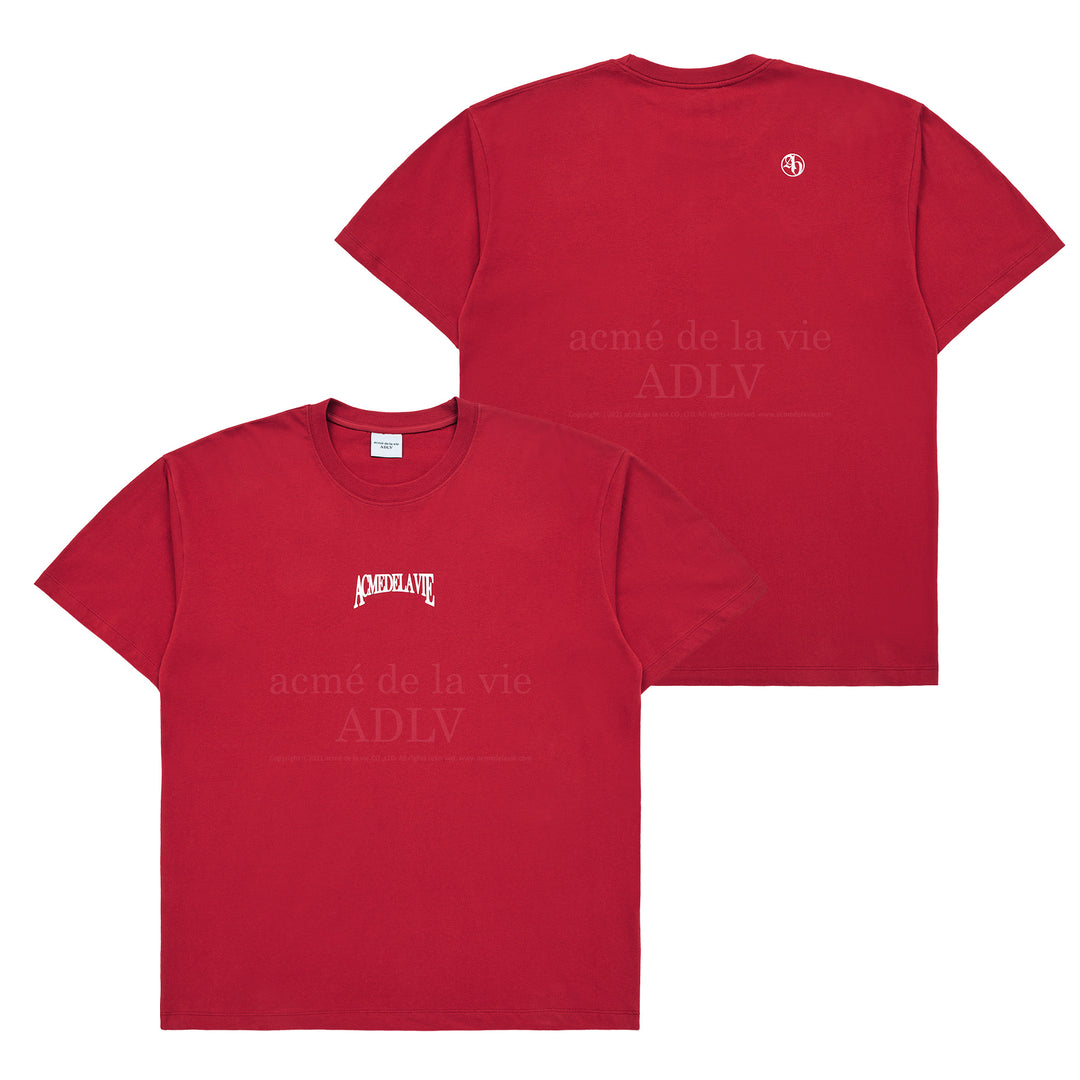 Red ADLV AE Logo T-Shirt