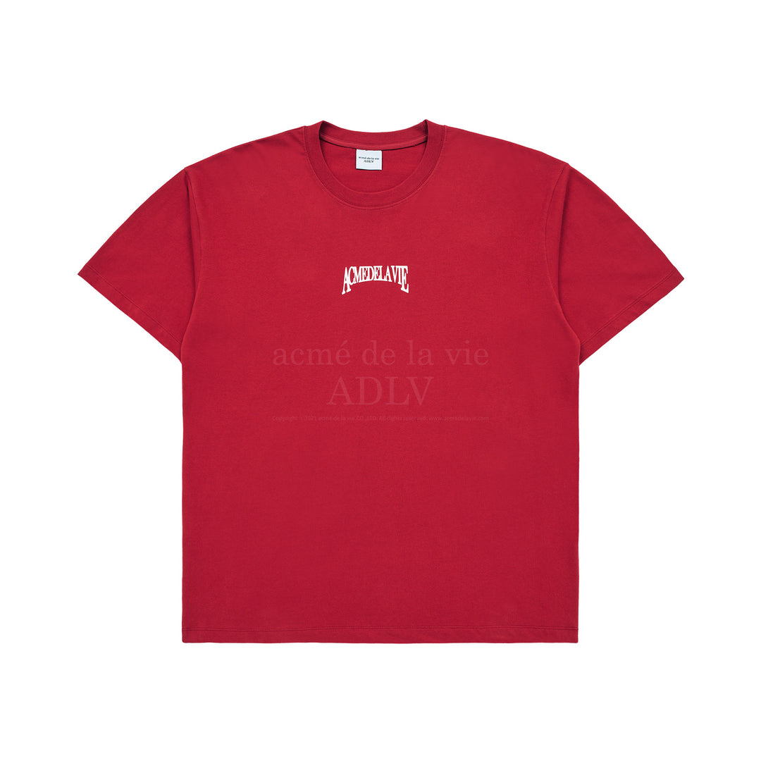 Red ADLV AE Logo T-Shirt