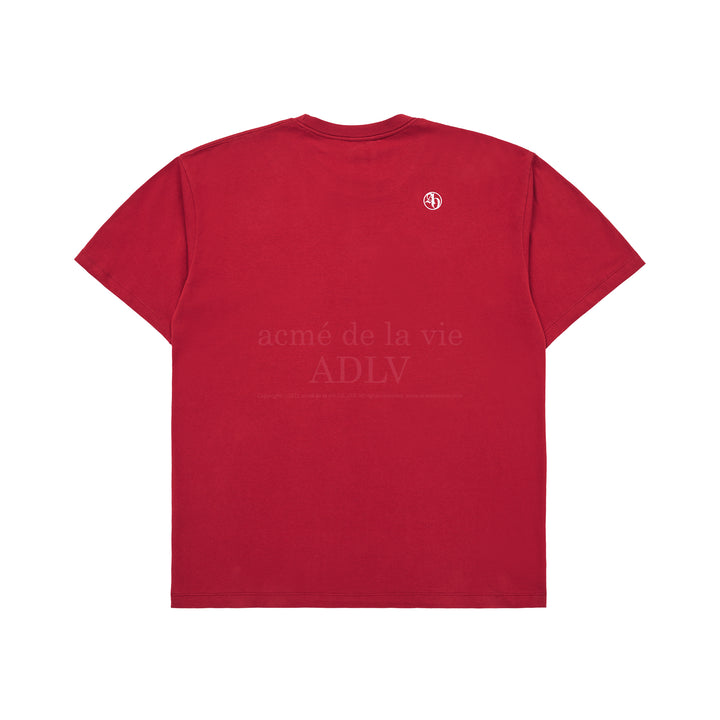 Red ADLV AE Logo T-Shirt