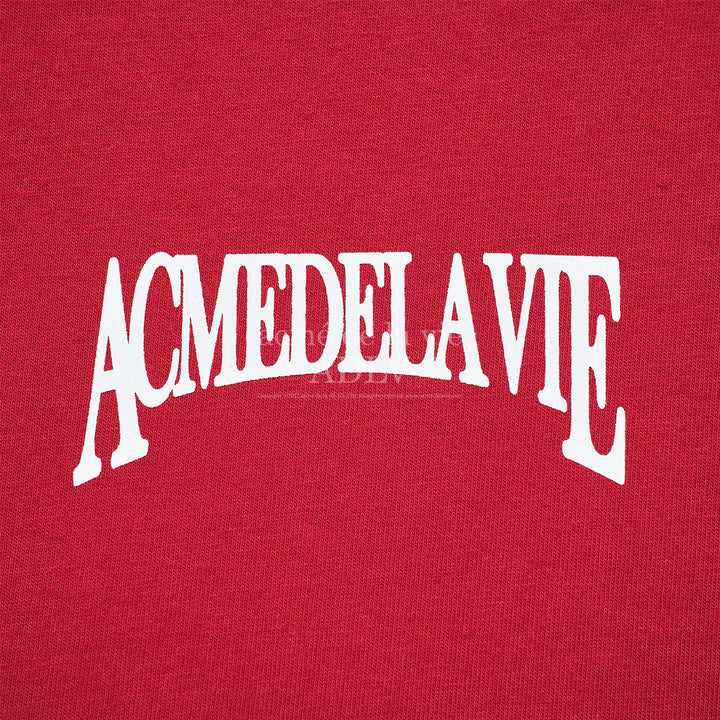 Red ADLV AE Logo T-Shirt