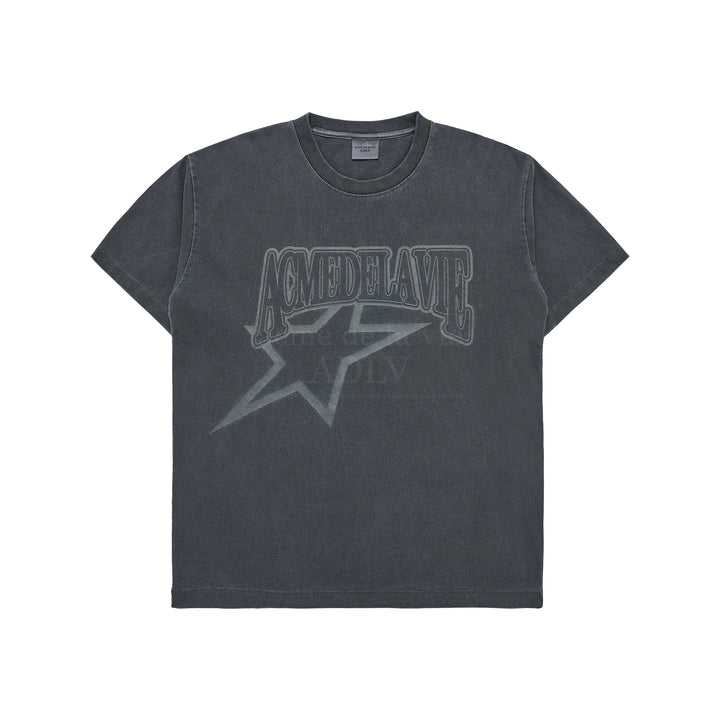 ADLV STAR AE LOGO PIGMENT WASHING SHORT SLEEVE T-SHIRT