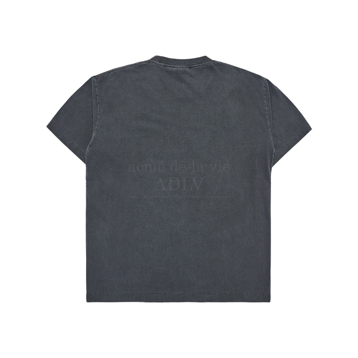 ADLV STAR AE LOGO PIGMENT WASHING SHORT SLEEVE T-SHIRT