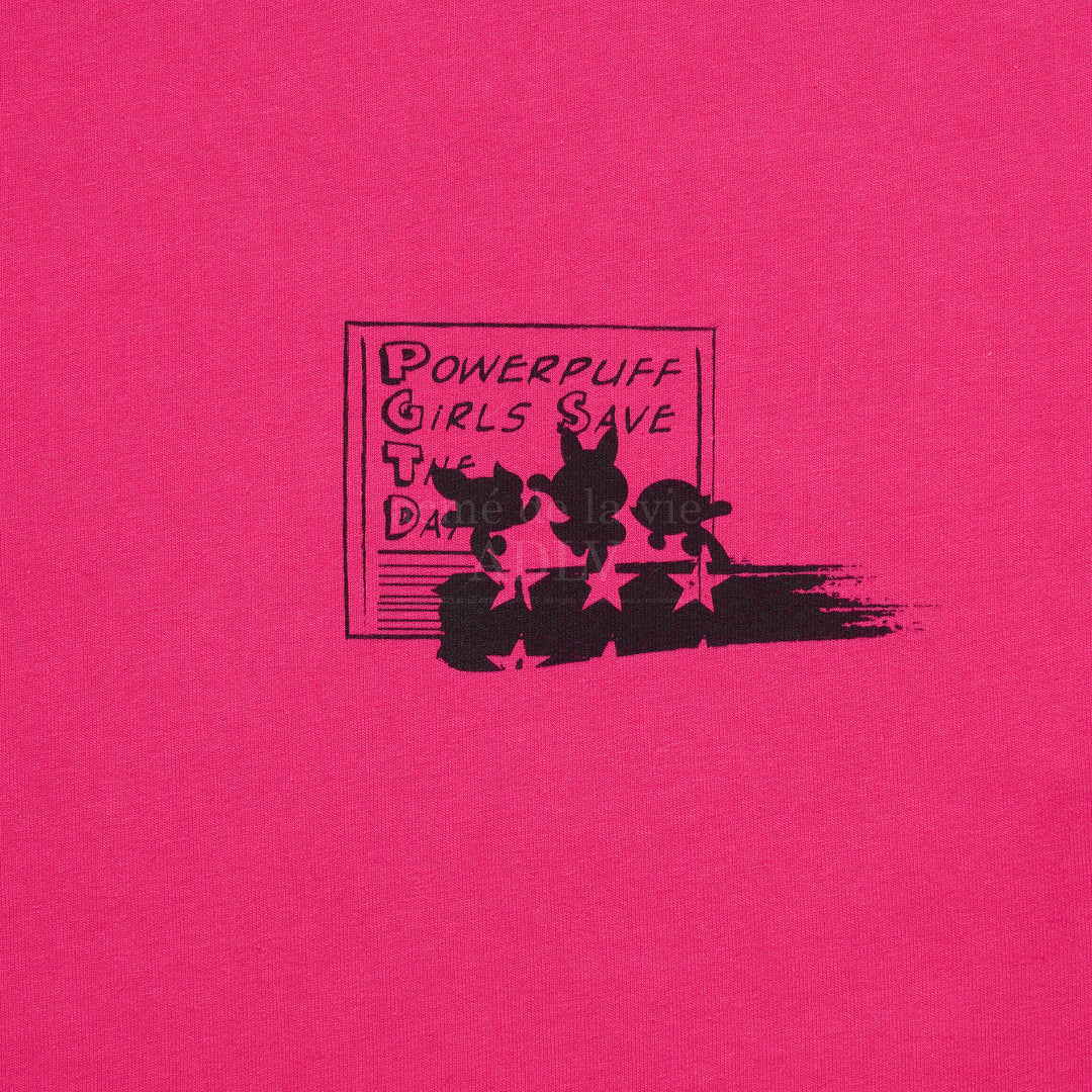 ADLV x THE POWERPUFF GIRLS SAVE THE DAY T-SHIRT PINK