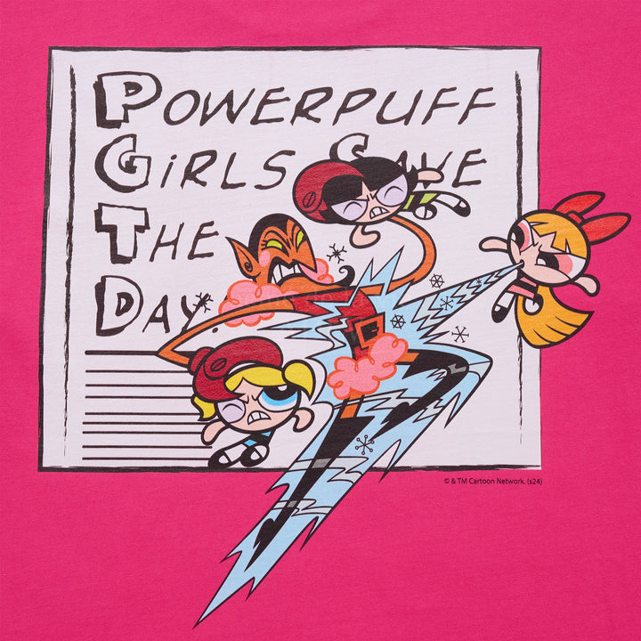 ADLV x THE POWERPUFF GIRLS SAVE THE DAY T-SHIRT PINK