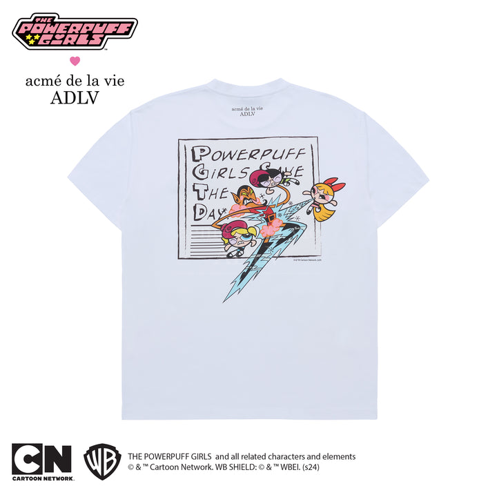 ADLV x THE POWERPUFF GIRLS SAVE THE DAY T-SHIRT WHITE