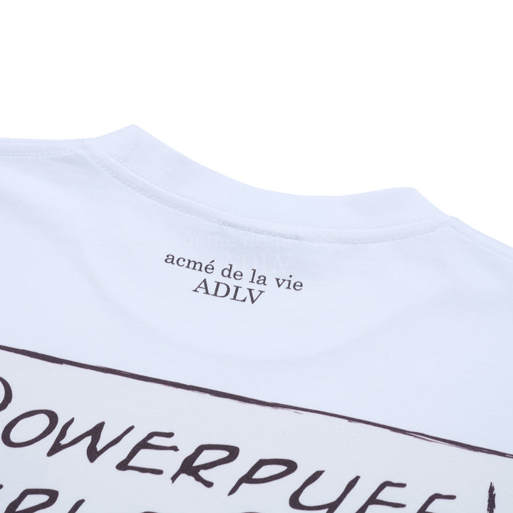 ADLV x THE POWERPUFF GIRLS SAVE THE DAY T-SHIRT WHITE