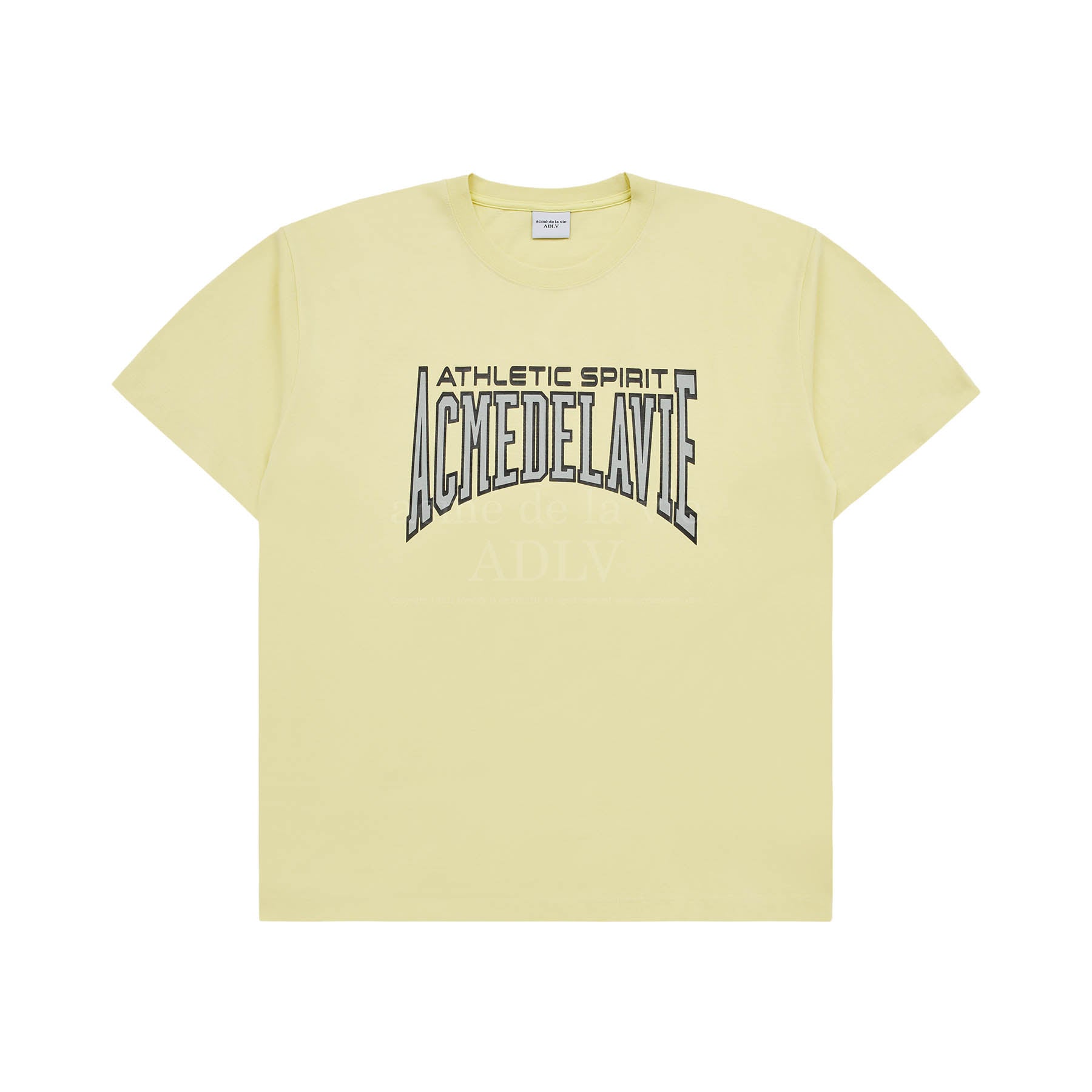 ADLV x Jeonghan VARSITY LOGO EMBOSSING PRINTING SHORT SLEEVE T