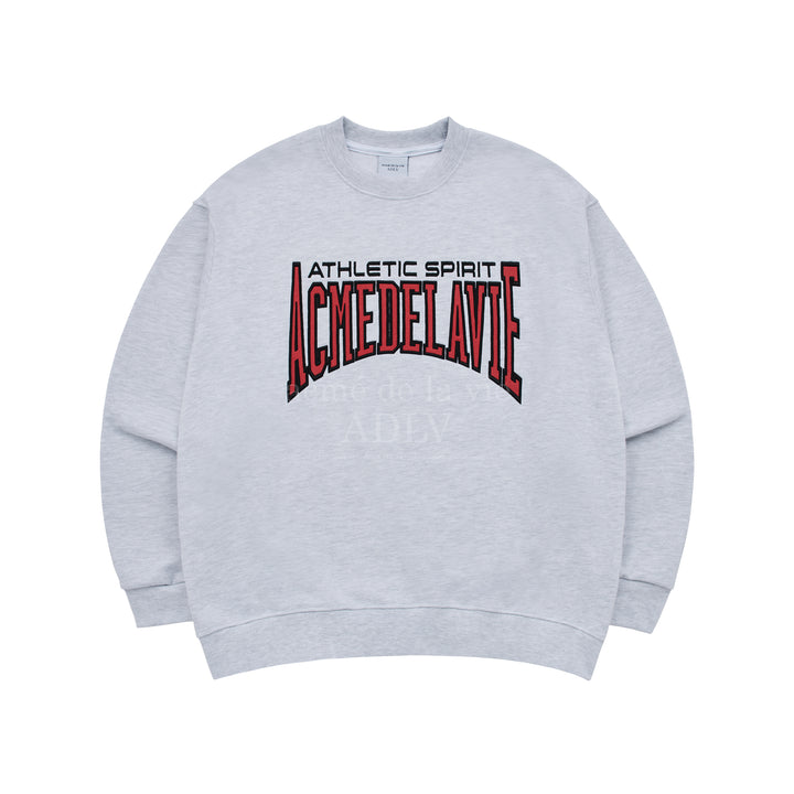 ADLV VARSITY LOGO EMBOSSING NEEDLEWORK SWEATS