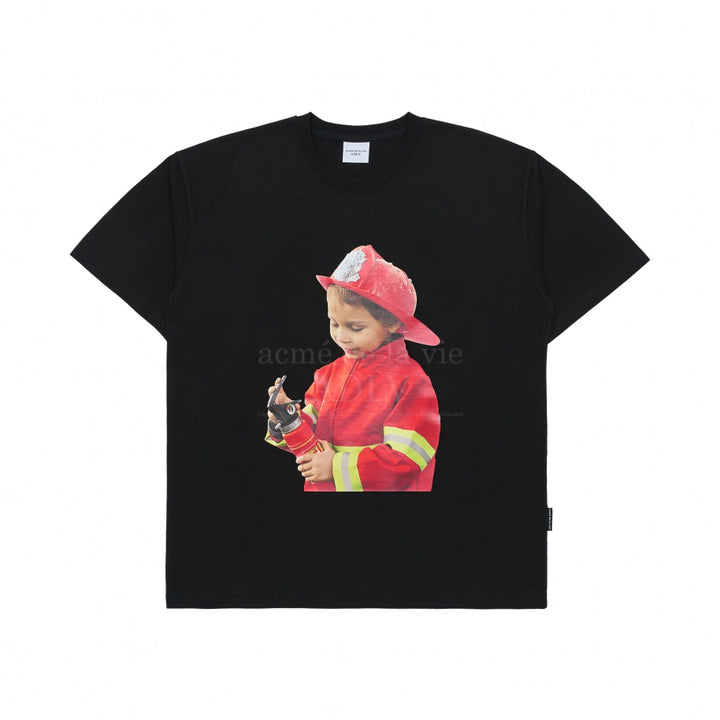 ADLV BABY FACE FIREFIGHTER BOY SHORT SLEEVE T-SHIRT