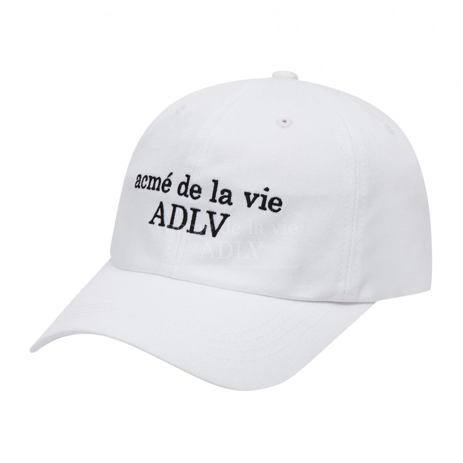 ADLV BASIC BASEBALL CAP WHITE