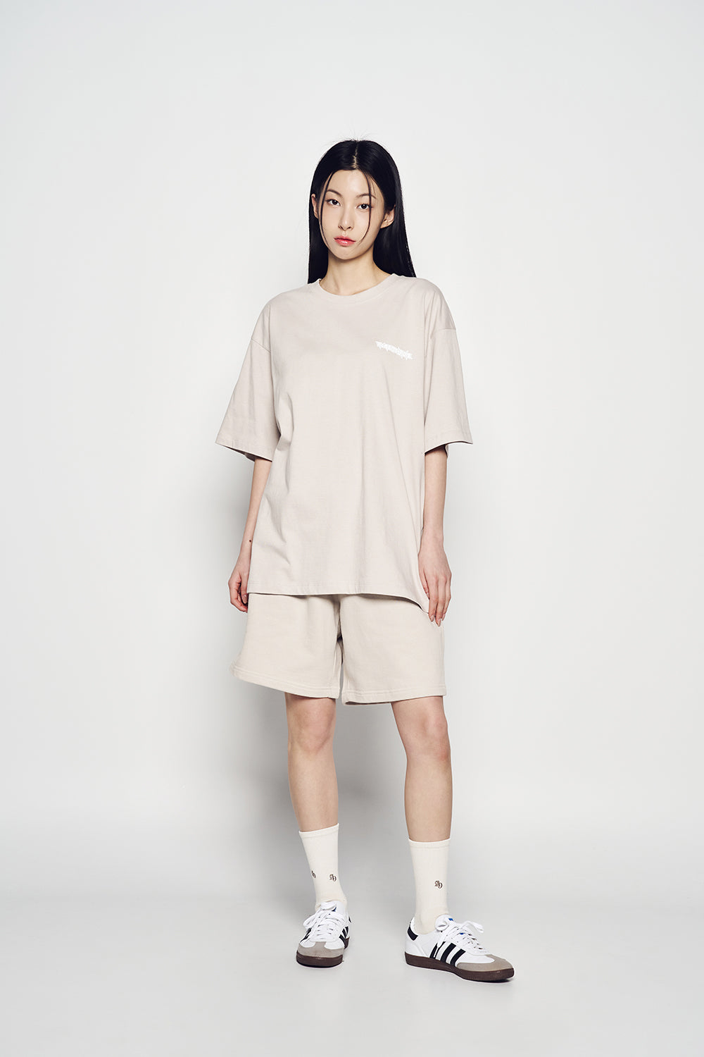 BLADE LOGO SHORT SLEEVE T-SHIRT-ESSENTIAL BEIGE