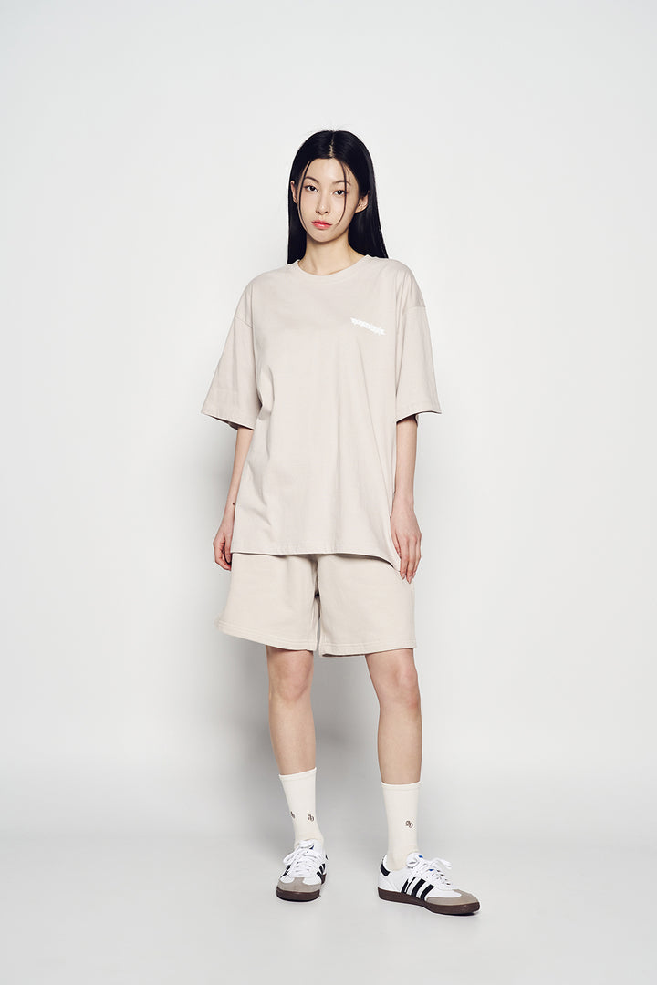 BLADE LOGO SHORT SLEEVE T-SHIRT-ESSENTIAL BEIGE