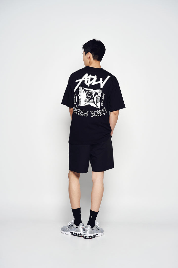 ALIEN SHORT SLEEVE T-SHIRT BLACK