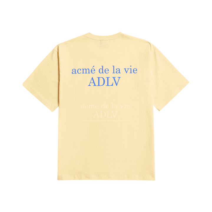 ADLV BASIC SHORT SLEEVE T-SHIRT 2 LIGHT YELLOW