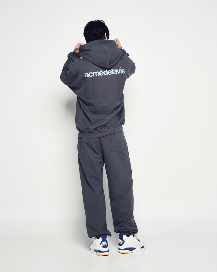 AC BEAR STATUE OF LIBERTY HOODIE CHARCOAL
